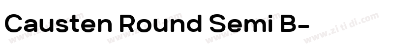 Causten Round Semi B字体转换